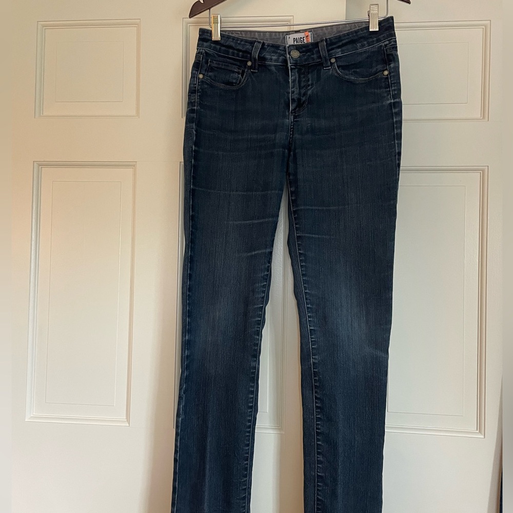 Paige skyline skinny indigo jeans